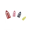 Wholesale of all-plastic boat-shaped paper clips, various specifications of paper clips, boat-shaped bookmarks, office stationery and irregular-shaped paper clips Item Picture